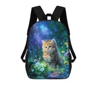 sinyumoney Magical Garden Kitten Mochila Escolar Ligera Para Aeropuerto Y Universidad Para Estudiantes. Mochila Para La Escuela/trabajo/viajes 17inch