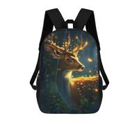 sinyumoney Magical Glowing Deer Mochila Escolar De Moda Para Estudiantes, Adecuada Para Niños Y Niñas, Mochila Informal Para Viajes Al Aire Libre, Esencial Para El Día A Día 17inch