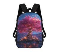 sinyumoney Magical Glowing Tree Mochilas Escolares Mochila Escolar Ligera Mochila De Día Mochila Escolar Para La Universidad Para Niños/Niñas/Adolescentes 17inch