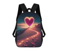 sinyumoney Magical Heart Pathway Mochila Escolar Mochila Para Niños Impresa En 3D Mochilas Infantiles Para Niños Y Niñas Mochilas Escolares Mochilas De Viaje Para Niños 17inch