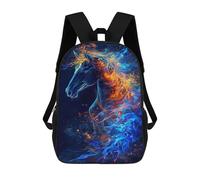 sinyumoney Magical Horse Artwork Mochila Escolar, De Negocios, Para Portátil, Unisex, Informal, Para Adolescentes, Chicas, Chicos, Mujeres Y Hombres 17inch
