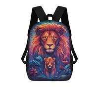 sinyumoney Magical Lion Fantasy Art Print Mochilas Escolares, De Viaje Y Universitarias Para La Escuela/trabajo/viajes 17inch