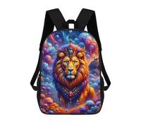 sinyumoney Magical Lion Fantasy Artwork Mochila Escolar Impresa En 3D 17inch Mochila Escolar Infantil Mochilas De Viaje Mochila Informal De Moda Para Niños Y Estudiantes