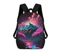 sinyumoney Magical Mountain Sunset Mochilas Infantiles Mochila Escolar Mochila Impresa En 3D Para Niños Mochilas De Viaje Bolsas Para Libros Mochila Escolar Para Niños 17inch