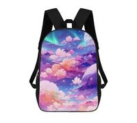 sinyumoney Magical Night Sky Mochila Infantil Para Niñas, Mochila Escolar 3D, Mochila Para Niños Pequeños, Mochila Informal De Día, Mochila Escolar De Moda 17inch