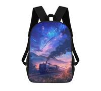 sinyumoney Magical Night Train Journey Mochila Escolar Para La Escuela Secundaria, Preparatoria, Universidad Y Viajes Para Niños/niñas/adolescentes 17inch