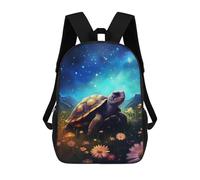 sinyumoney Magical Night Turtle Garden Mochila Infantil, Mochila Escolar De Gran Capacidad Para Estudiantes, Mochila Para Libros, Mochila Para Niños, Niñas, Adultos Y Adolescentes 17inch