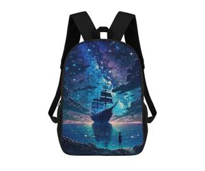 sinyumoney Magical Night Voyage Mochilas Escolares Para La Escuela Secundaria, Preparatoria, Universidad Y Viajes Para Hombres, Mujeres Y Adolescentes 17inch