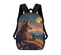 sinyumoney Magical Night with Fox Mochila De Viaje Para La Universidad Mochilas Para La Escuela/trabajo/viajes 17inch