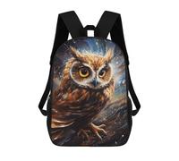 sinyumoney Magical Owl in Flight Mochila Escolar Para Niños Y Niñas, Mochila Informal De Viaje, Mochila De Gran Capacidad Para El Día A Día 17inch