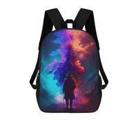 sinyumoney Magical Pathway Mochila, Mochila Infantil, Mochila Escolar Para Estudiantes, Mochila Para Libros, Mochila Escolar Impresa En 3D Para Niños Y Niñas 17inch