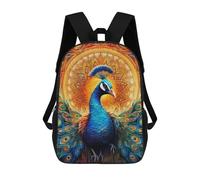 sinyumoney Magical Peacock Artwork -2 Mochila Escolar Impresa En 3D Para Niños Y Niñas, Mochila Escolar, Mochila De Viaje Para Niños 17inch