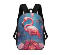 sinyumoney Magical Pink Flamingo Paradise Mochila Escolar Mochilas Escolares Para Niñas Y Niños Mochila Con Bolsillo Mochila Escolar De Moda Para Niños 17inch