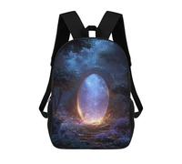 sinyumoney Magical Portal in Enchanted Forest Mochilas Para Niños Mochila Escolar De Moda Mochila Escolar Impresa En 3D Para Niños Estudiantes De Primaria Y Secundaria 17inch