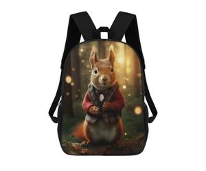 sinyumoney Magical Red Squirrel Mochila Escolar Infantil De Moda Informal Mochilas Infantiles Impresas En 3D Mochila Grande Para Niño 17inch