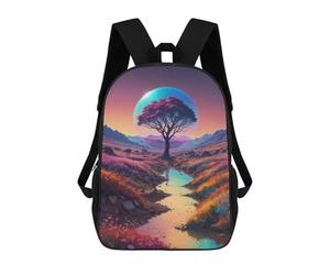 sinyumoney Magical River Tree Bubble Mochilas Escolares Resistentes Al Agua Mochila Escolar De Negocios - Perfecta Para Viajes, Trabajo Y Uso Diario 17inch