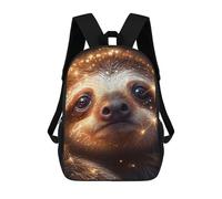sinyumoney Magical Sloth Sparkles Mochila Infantil De Moda Divertida Mochila Escolar Para Niños Y Adolescentes Con Impresión 3D Para Niños 17inch