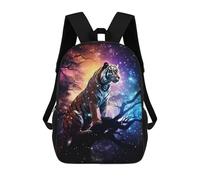 sinyumoney Magical Tiger in Fantasy Forest Mochila Escolar Infantil Impresa En 3D Para Niños, Mochilas De Viaje, Bolsas Para Libros, Mochila Escolar Infantil 17inch