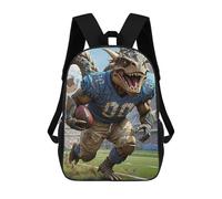 Sinyumoney Magical Tree in A Starry Night Mochila escolar de gran formato, ligera e informal - ideal para viajes, trabajo y uso diario, Gridiron Dino Football 3, 17"