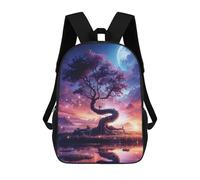 sinyumoney Magical Tree Mochila, Mochila Infantil, Mochila Escolar Para Estudiantes, Mochila Para Libros, Mochila Escolar Impresa En 3D Para Niños Y Niñas 17inch