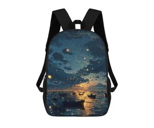 sinyumoney Magical Twilight Sea Mochila Escolar Para El Trabajo, Negocios, Universidad, Escuela Para Hombres/mujeres 17inch