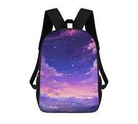 sinyumoney Magical Twilight Sky Mochilas Escolares Mochila Escolar Ligera Mochila De Día Mochila Escolar Para La Universidad Para Niños/Niñas/Adolescentes 17inch
