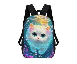 sinyumoney Magical Underwater Kitten Mochilas Escolares Para Ordenador, Ideales Para El Colegio/trabajo/viajes, Acampadas, Aventuras Al Aire Libre Y Viajes Diarios 17inch