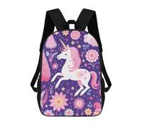 sinyumoney Magical Unicorn Fantasy Mochila Escolar Para Niños Y Niñas, Mochila Informal De Viaje, Mochila De Gran Capacidad Para El Día A Día 17inch