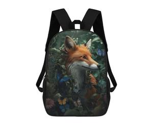sinyumoney Magical Whimsical Fox Mochila Escolar Resistente Al Agua, Mochila De Viaje, Bolsa Para Computadora Para La Escuela/trabajo/viajes 17inch