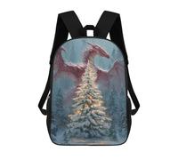 sinyumoney Magical Winter Dragons Mochila Escolar Ligera Para Aeropuerto Y Universidad Para Estudiantes. Mochila Para La Escuela/trabajo/viajes 17inch