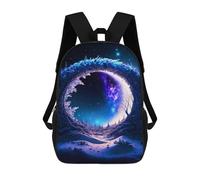 sinyumoney Magical Winter Portal Mochilas Infantiles Impresas En 3D De 17 Pulgadas. Mochila Escolar Informal Impresa En 3D Para Niños De Primaria Y Secundaria.