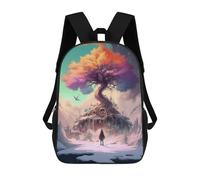 sinyumoney Magical Winter Tree Mochila Escolar Para Ordenador, Para El Colegio/trabajo/viajes Para Niños/niñas/adolescentes 17inch