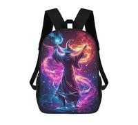 sinyumoney Magical Wizard Artwork Mochila Escolar Ligera Para Aeropuerto Y Universidad Para Estudiantes. Mochila Para La Escuela/trabajo/viajes 17inch