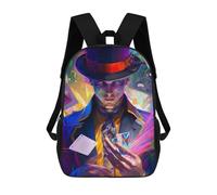 sinyumoney Magician's Enigma Mochila Escolar Para Niñas Y Niños, Mochilas De Gran Capacidad, Mochilas Ligeras Para Niños Y Estudiantes 17inch