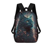 sinyumoney Maine Coon Cat Fairy Tale Mochila Escolar Infantil Impresa En 3D Para Niños, Mochila De Viaje De Alta Capacidad, Bolsas Para Libros, Mochila Escolar Infantil 17inch