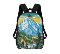 sinyumoney Majestic Altai Mochilas Impresas En 3D Para Niños, Mochila Escolar, Mochila Informal Para Exteriores, Mochila Informal De Moda Para Niños, Lindas Bolsas De Viaje 17inch