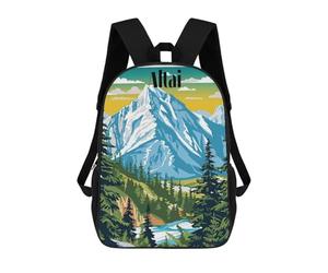 sinyumoney Majestic Altai Mochilas Impresas En 3D Para Niños, Mochila Escolar, Mochila Informal Para Exteriores, Mochila Informal De Moda Para Niños, Lindas Bolsas De Viaje 17inch