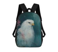 sinyumoney Majestic Bald Eagle Portrait Mochilas Para Niños Mochila Escolar Mochila Escolar Impresa En 3D Para Niños Estudiantes De Primaria Y Secundaria 17inch