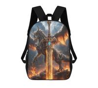sinyumoney Majestic Dragon King Mochila Escolar Infantil Impresa En 3D Para Niños, Mochila De Viaje De Alta Capacidad, Bolsas Para Libros, Mochila Escolar Infantil 17inch