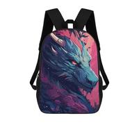 sinyumoney Majestic Dragon Mochila Infantil, Mochila Escolar De Gran Capacidad Para Estudiantes, Mochila Para Libros, Mochila Para Niños, Niñas, Adultos Y Adolescentes 17inch