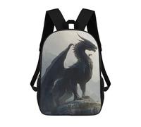 sinyumoney Majestic Dragon Perched on Mountain Peak Mochilas Escolares Y De Negocios, Bolso Resistente Para Portátil Para Hombres/mujeres 17inch