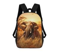 sinyumoney Majestic Elephant Mochila Escolar Para Niños De 17 Pulgadas, Mochila Informal De Viaje Para Niños Y Niñas, Mochila De Gran Capacidad Para El Día A Día 17inch