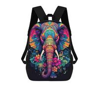 sinyumoney Majestic Elephant Mochila, Mochila Escolar Impresa En 3D, Bolsa Para El Almuerzo Escolar, Mochila De Viaje, Mochila Para Amigos, Mochila Escolar Para Niñas Y Niños 17inch