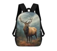 sinyumoney Majestic Elk in Forest Mochila Escolar Para Ordenador Portátil Para La Escuela/trabajo/viajes: Perfecta Para Viajes, Trabajo Y Uso Diario 17inch