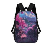sinyumoney Majestic Fuji And Blossoms Mochila Escolar Impresa En 3D Para Niños, Mochila Escolar, Mochilas De Viaje, Bolso Informal De Moda Para Niños Y Estudiantes 17inch
