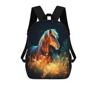 sinyumoney Majestic Horse Mochila Escolar Resistente Al Agua, Mochila Escolar De Negocios Para Niños/niñas/adolescentes 17inch