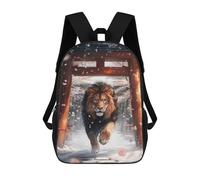 sinyumoney Majestic Lion Torii Mochila Escolar Infantil Estampada Para Adultos Y Niños, Mochila De Viaje Para El Día A Día 17inch