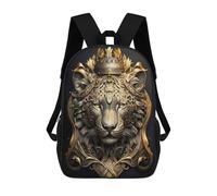 sinyumoney Majestic Monarch Tiger Mochila Escolar Impermeable Para Viajes, Mochila Para Ordenador Portátil, Ideal Para Acampar, Aventuras Al Aire Libre Y Viajes Diarios 17inch