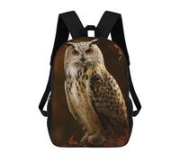 sinyumoney Majestic Owl Portrait Mochilas Infantiles Mochila Escolar Impresa En 3D Para Niños Mochilas De Viaje Bolsas Para Libros Para Niños 17inch Mochila Escolar