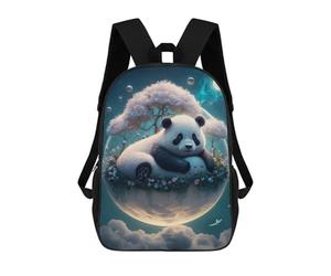 sinyumoney Majestic Panda Bear Mochila Escolar Grande Resistente Al Agua Para Portátil Para Adolescentes, Niñas, Niños, Mujeres Y Hombres 17inch